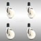 Service Caster 4 Inch 316SS Nylon Wheel Swivel 1-3/4 Inch Expanding Stem Caster Set SCC SCC-SS316EX20S414-NYS-134-4 - alternate 1
